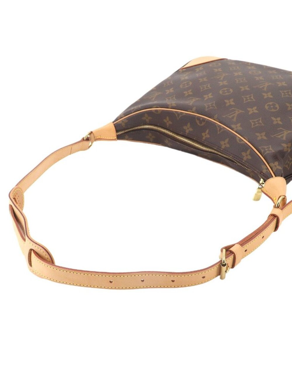 Louis Vuitton Monogram Shoulder Bag Brown Gold Boulogne - Picture 5 of 10